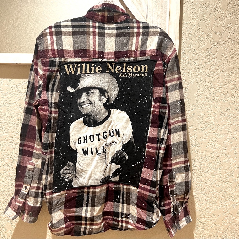 One of a Kind Willie Nelson Flannel